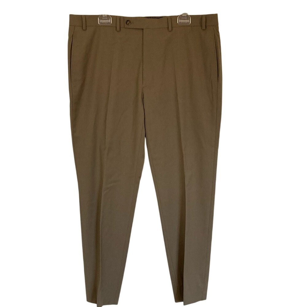 Lauren Ralph Lauren Men's Tan High Performance Wool Dress Pants Size 36x28.5